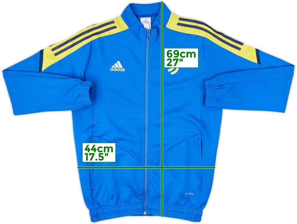 2021-22 Juventus adidas Track Jacket - 8/10 - (L)