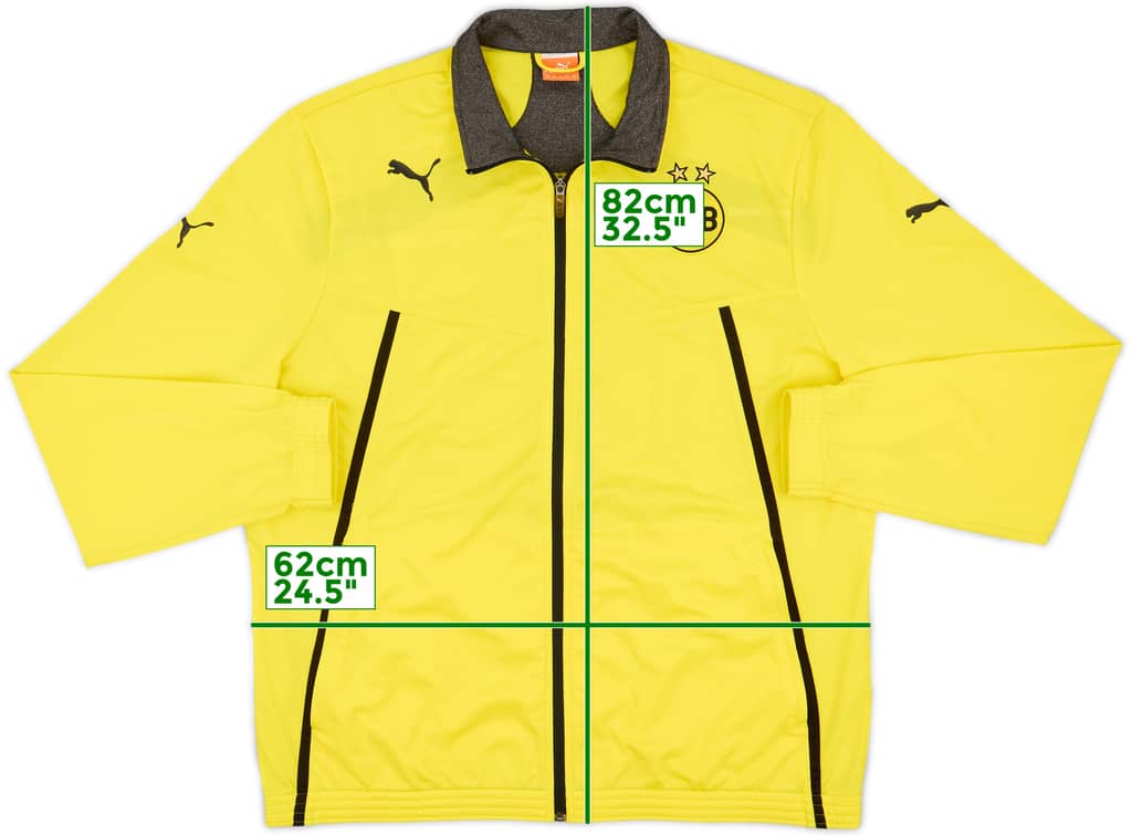 2013-14 Borussia Dortmund Puma Track Jacket - 7/10 - (XXL)