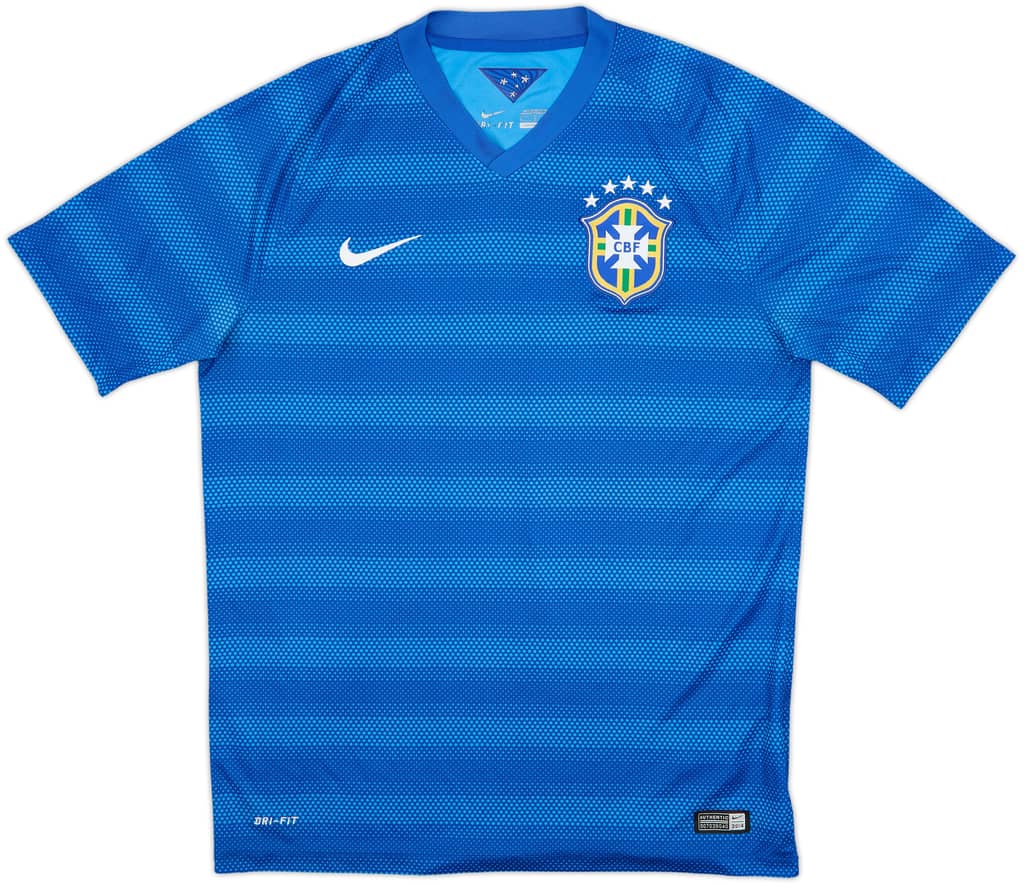 2014-15 Brazil Away Shirt - 9/10 - (M)