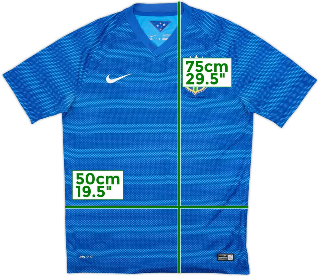 2014-15 Brazil Away Shirt - 9/10 - (M)