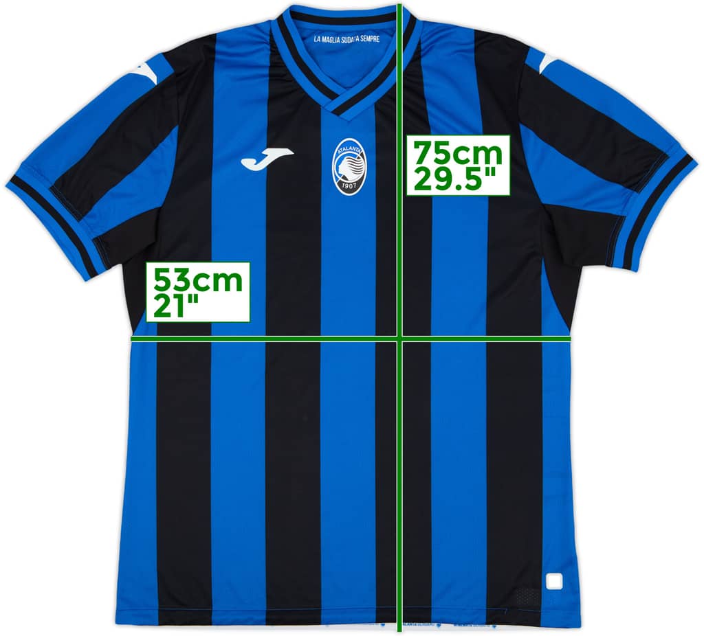 2022-23 Atalanta Home Shirt - 8/10 - (L)