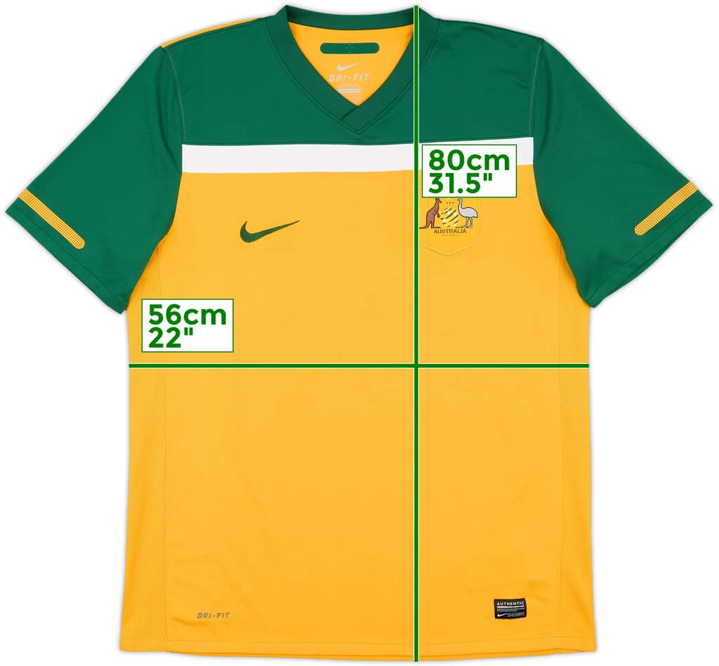 2010-11 Australia Home Shirt - 9/10 - (L)