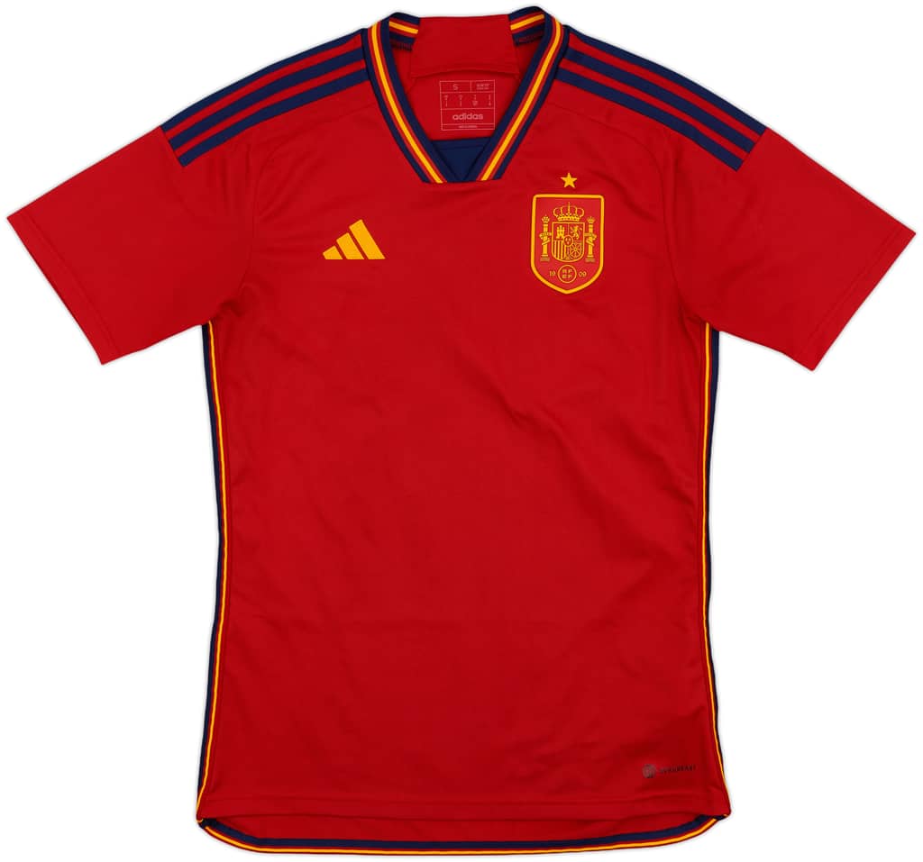 2022-23 Spain Home Shirt - 10/10 - (S)