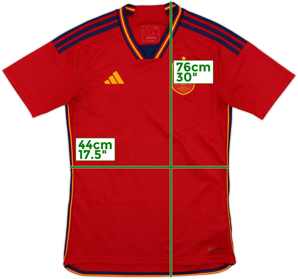 2022-23 Spain Home Shirt - 10/10 - (S)