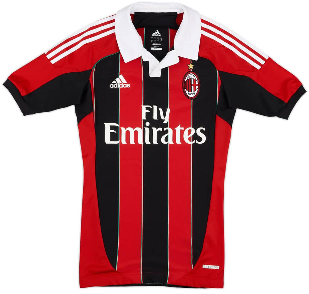 2012-13 AC Milan TechFit Player Issue Home Shirt Pato #9 - 5/10 - (M)