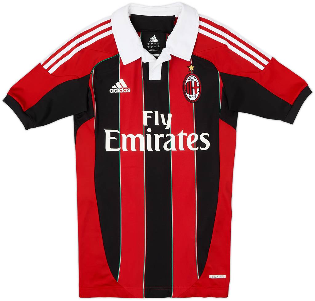 2012-13 AC Milan TechFit Player Issue Home Shirt Pato #9 - 5/10 - (M)