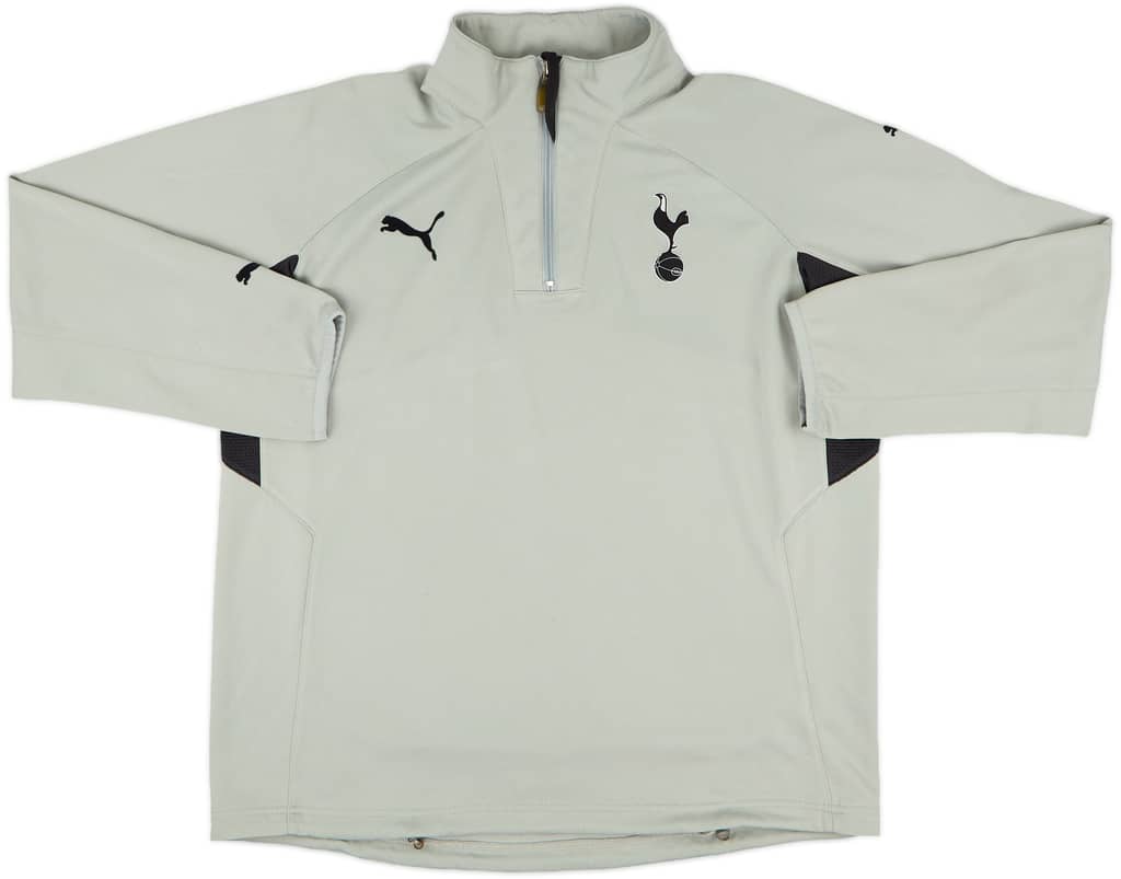 2008-09 Tottenham Puma 1/4 Zip Sweat Top - 8/10 - (M)
