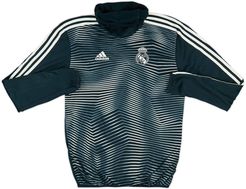 2018-19 Real Madrid adidas Drill Top - 9/10 - (S)