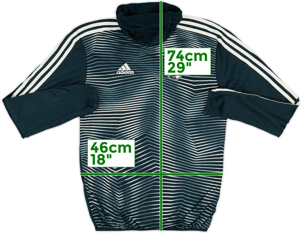 2018-19 Real Madrid adidas Drill Top - 9/10 - (S)