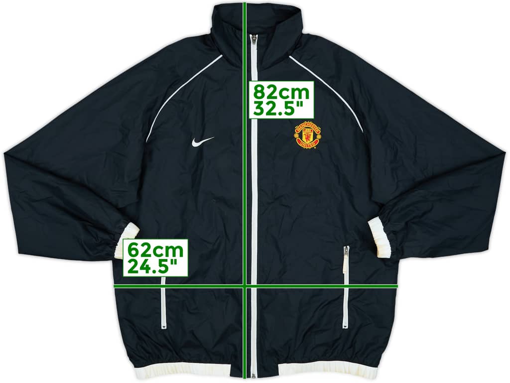 2004-05 Manchester United Nike Track Jacket - 8/10 - (XL)