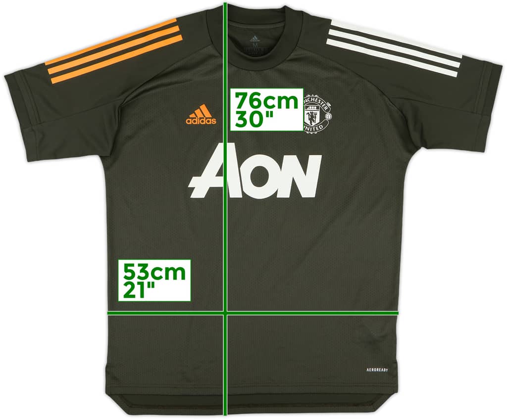 2020-21 Manchester United adidas Training Shirt - 8/10 - (M)
