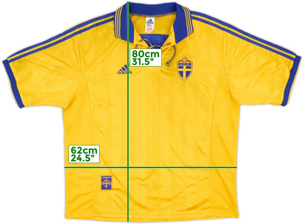 1998-99 Sweden Home Shirt - 10/10 - (XL)
