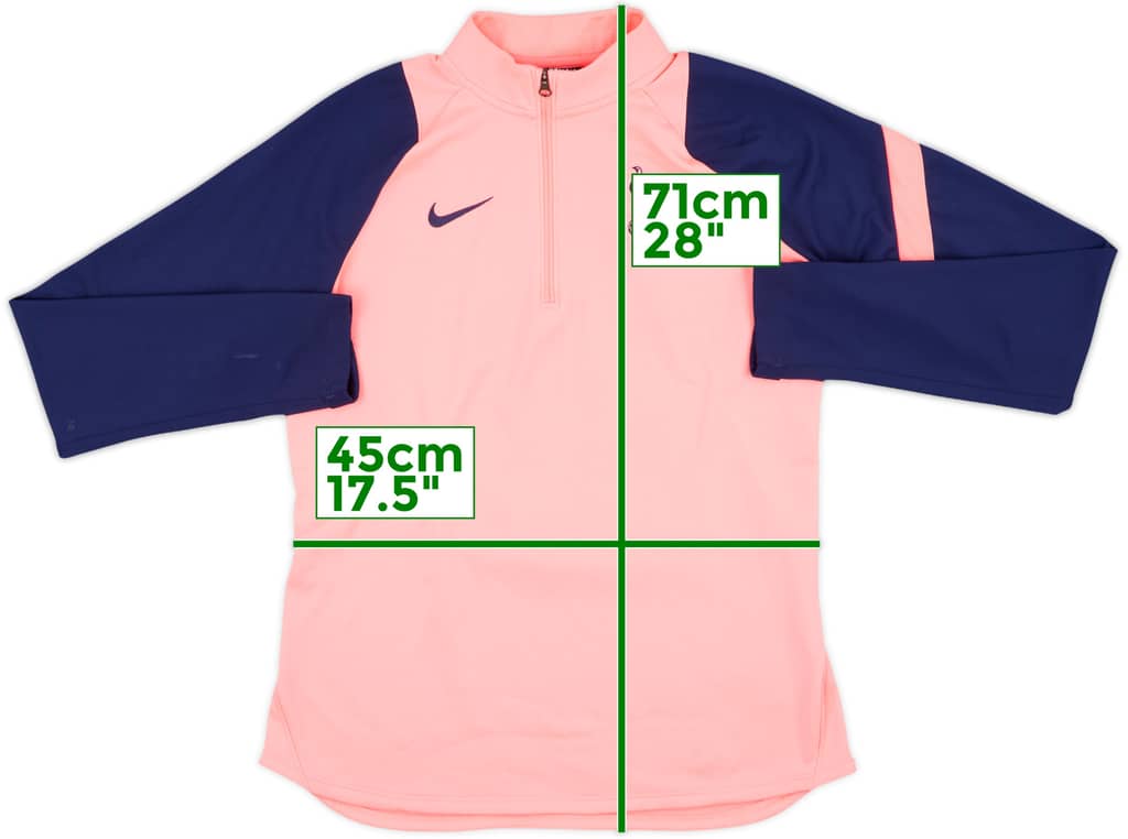 2020-21 Tottenham Nike 1/4 Zip Drill Top - 10/10 - (M)