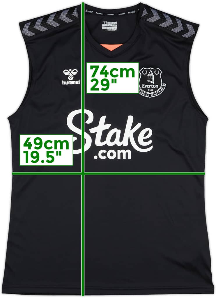 2023-24 Everton Hummel Training Vest - 10/10 - (L)