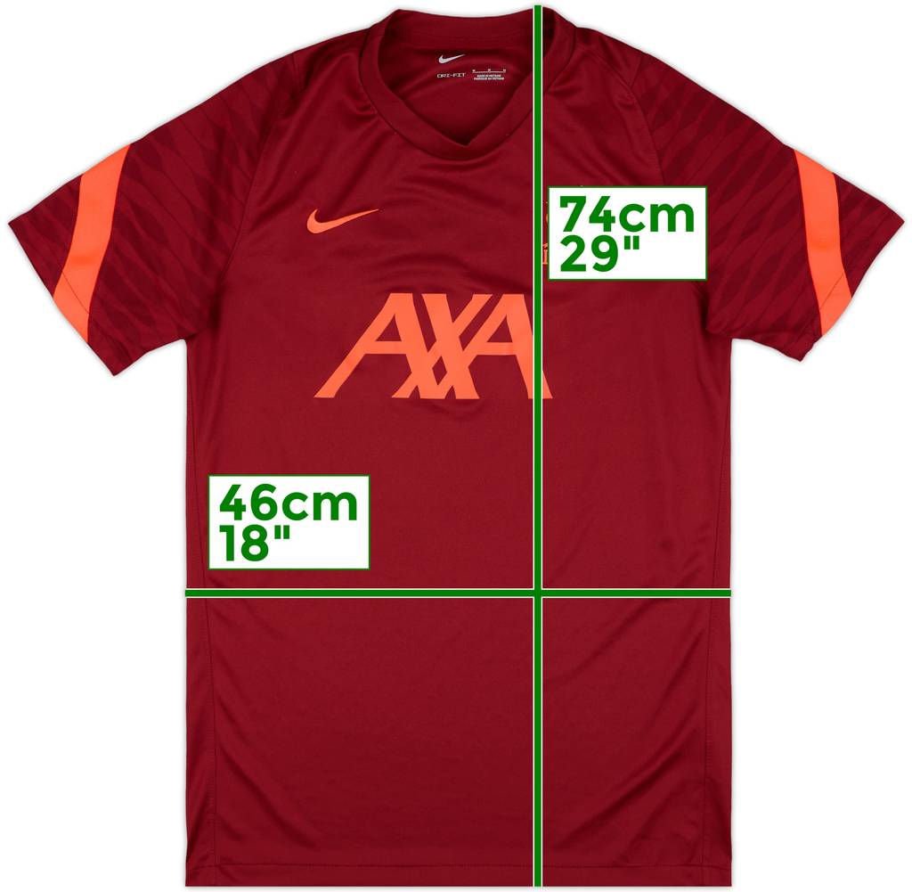 2021-22 Liverpool Nike Training Shirt - 10/10 - (M)
