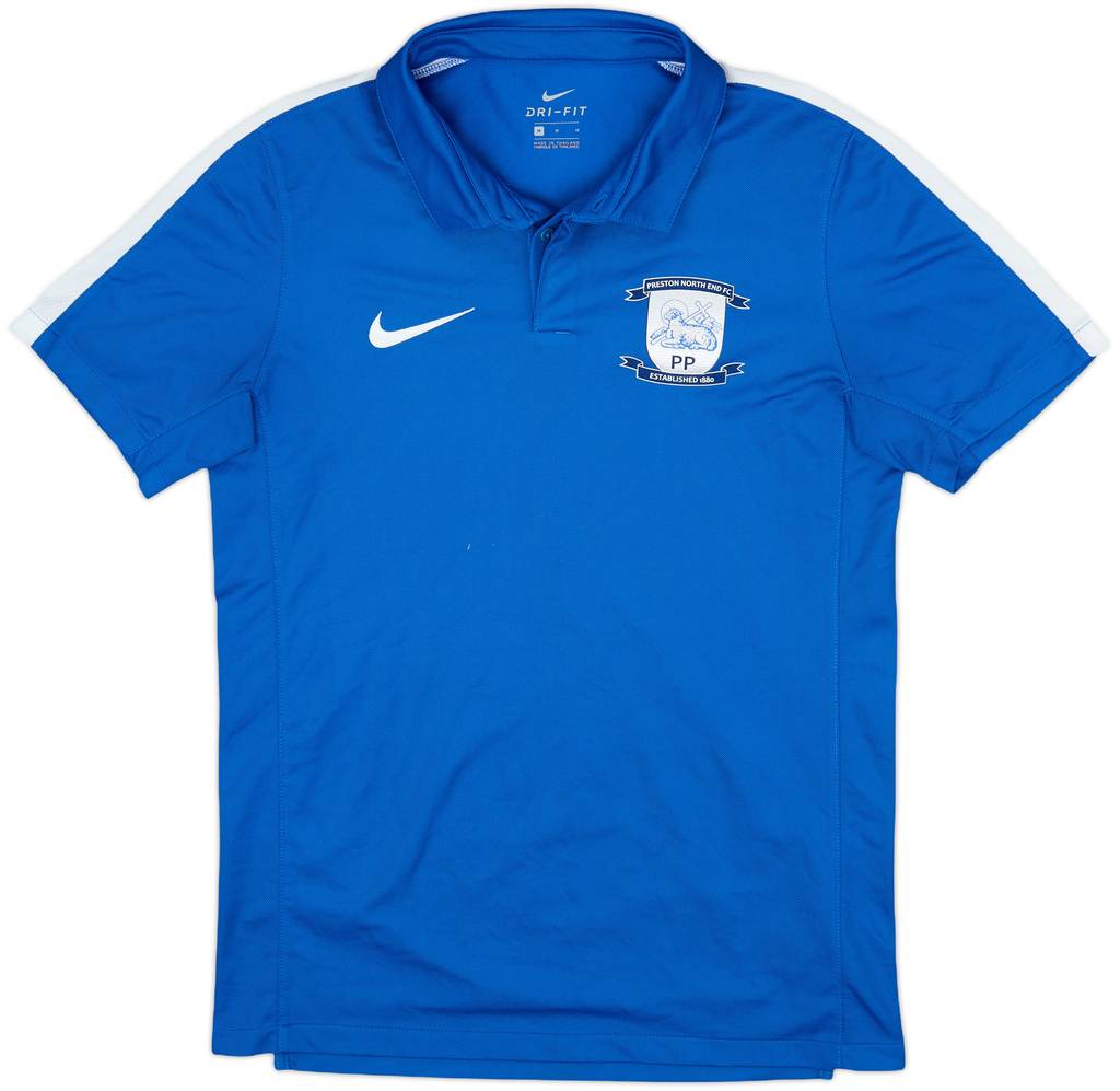 2017-18 Preston North End Nike Polo Shirt - 9/10 - (M)