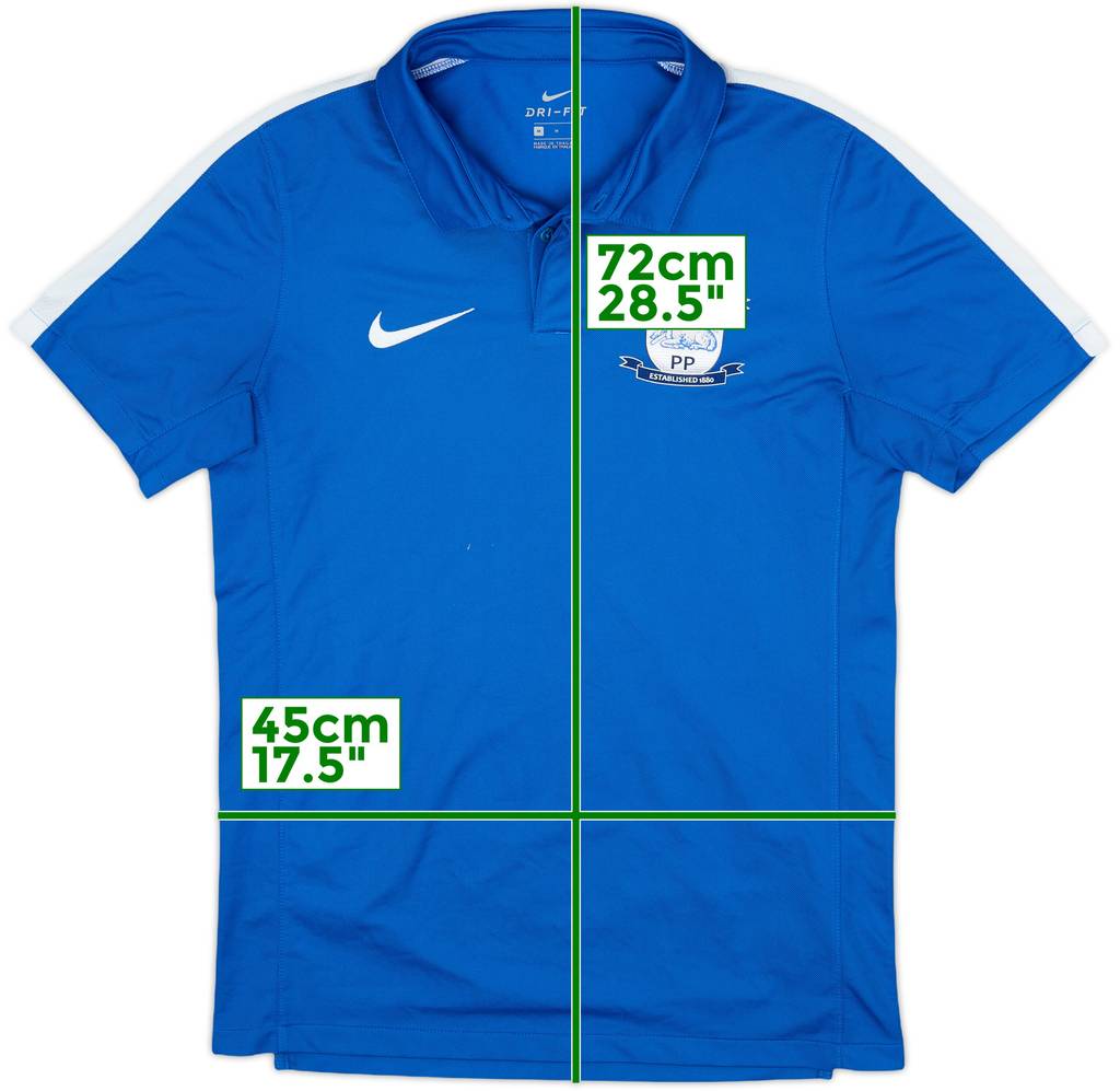 2017-18 Preston North End Nike Polo Shirt - 9/10 - (M)