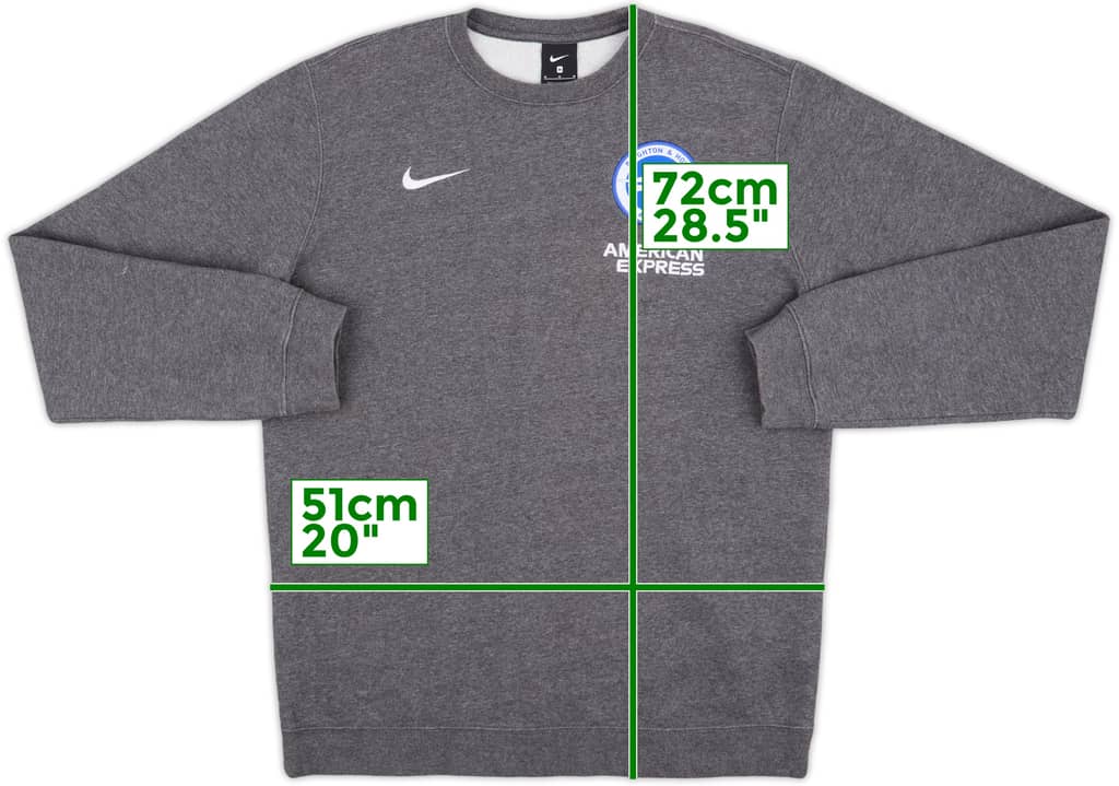 2020-21 Brighton Nike Sweat Top - 9/10 - (M)