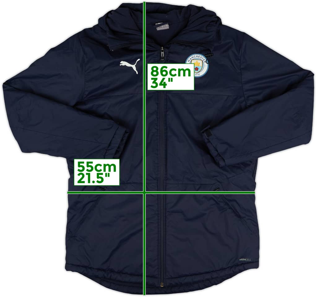 2022-23 Manchester City Puma Padded Bench Coat - 10/10 - (M)