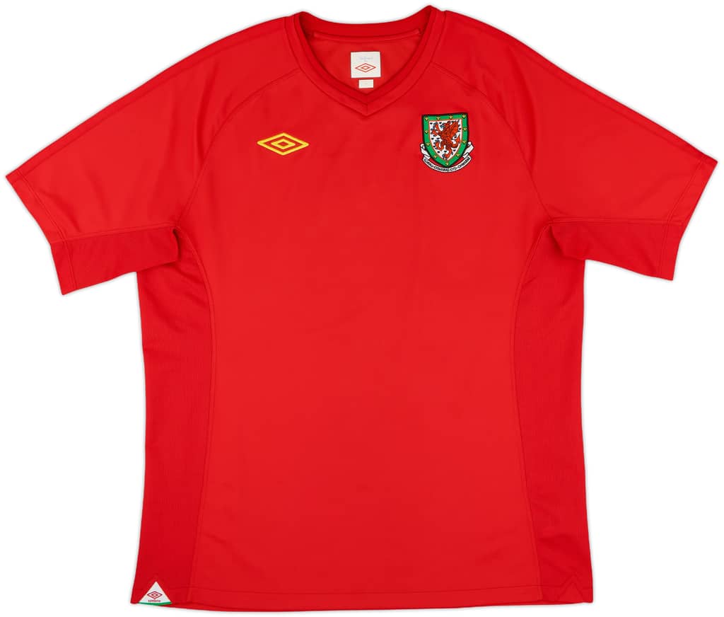 2010-11 Wales Home Shirt - 8/10 - (L)