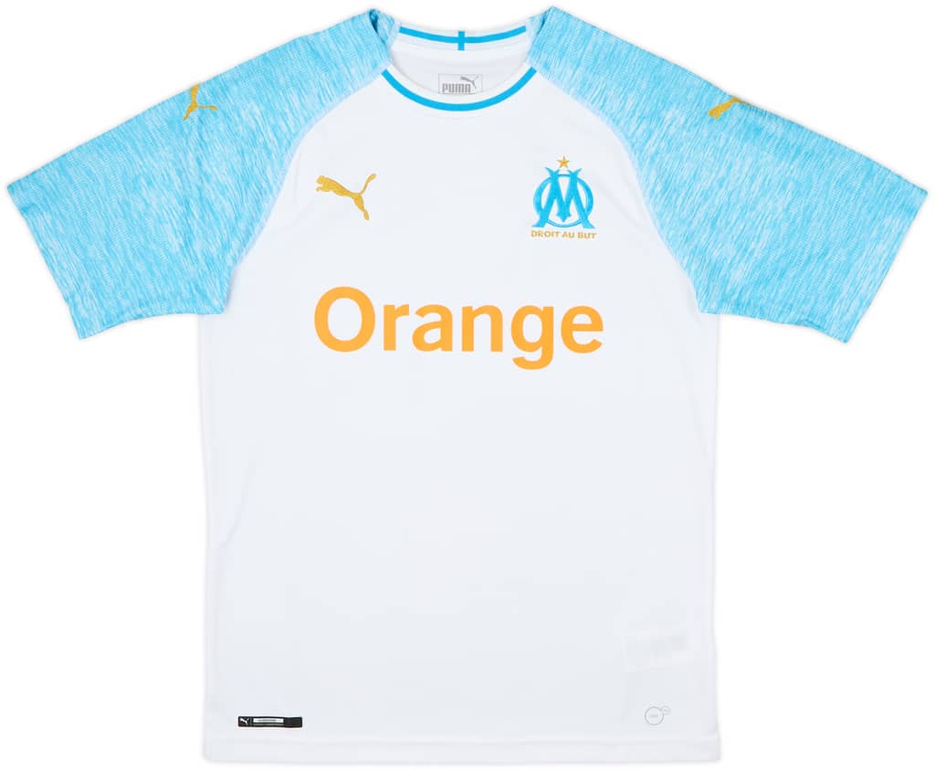 2018-19 Olympique Marseille Home Shirt - 8/10 - (S)