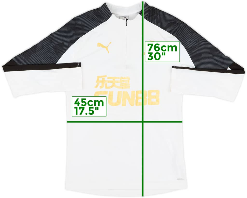 2019-20 Newcastle Puma 1/4 Zip Sweat Top - 6/10 - (S)