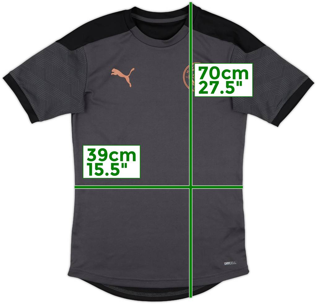 2020-21 Manchester City Puma Training Shirt - 9/10 - (XS)