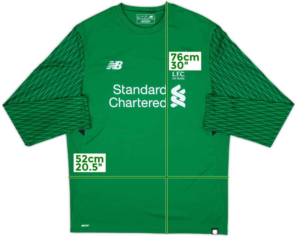 2017-18 Liverpool '125 Years' GK Shirt - 9/10 - (L)