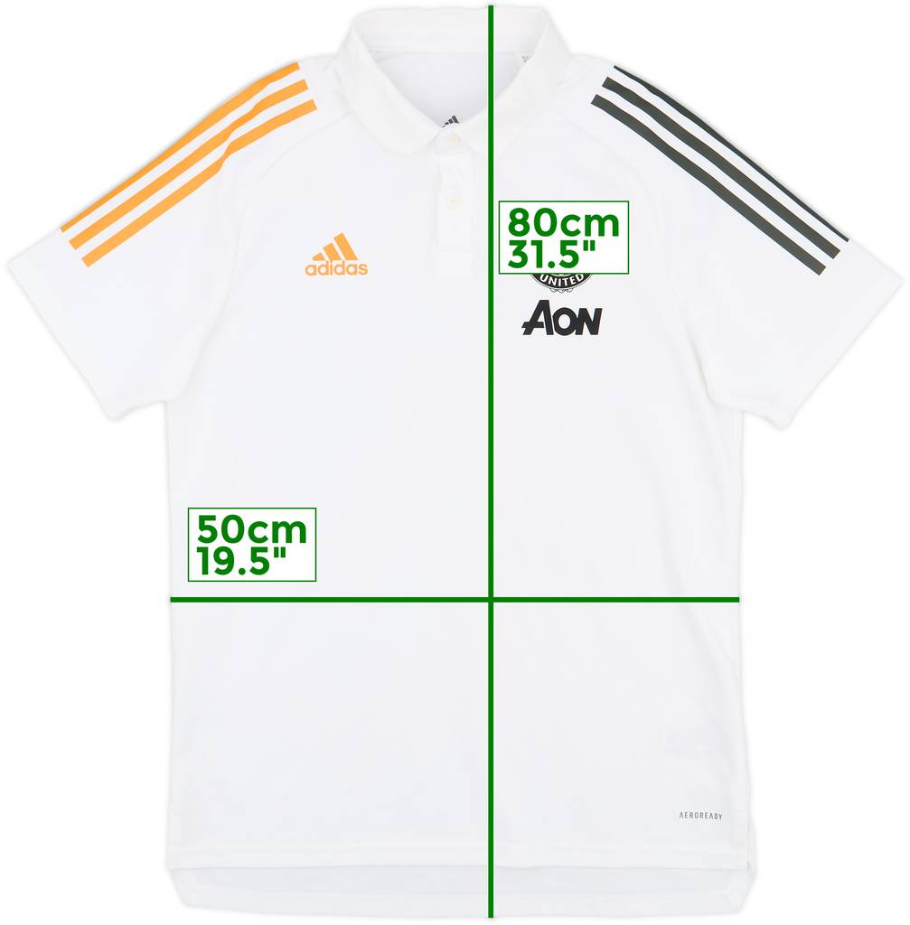 2020-21 Manchester United adidas Polo Shirt - 10/10 - (M)