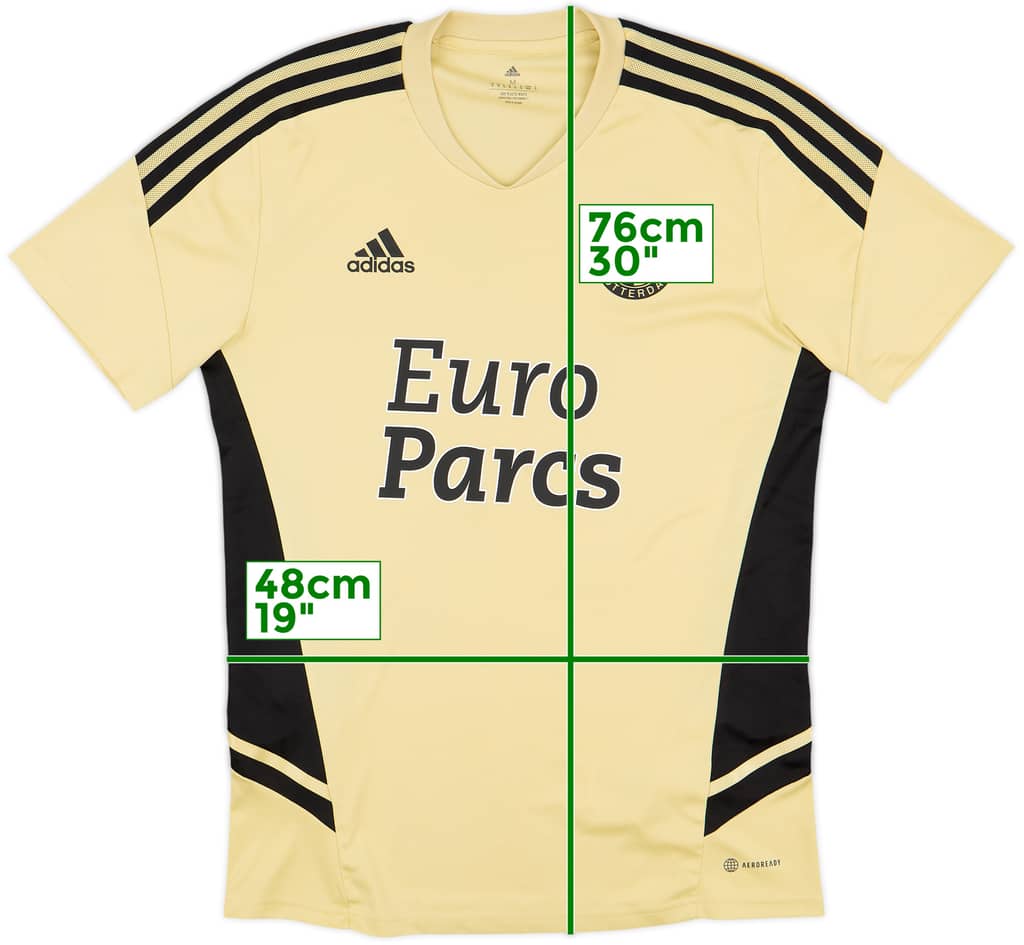 2022-23 Feyenoord adidas Training Shirt - 10/10 - (M)