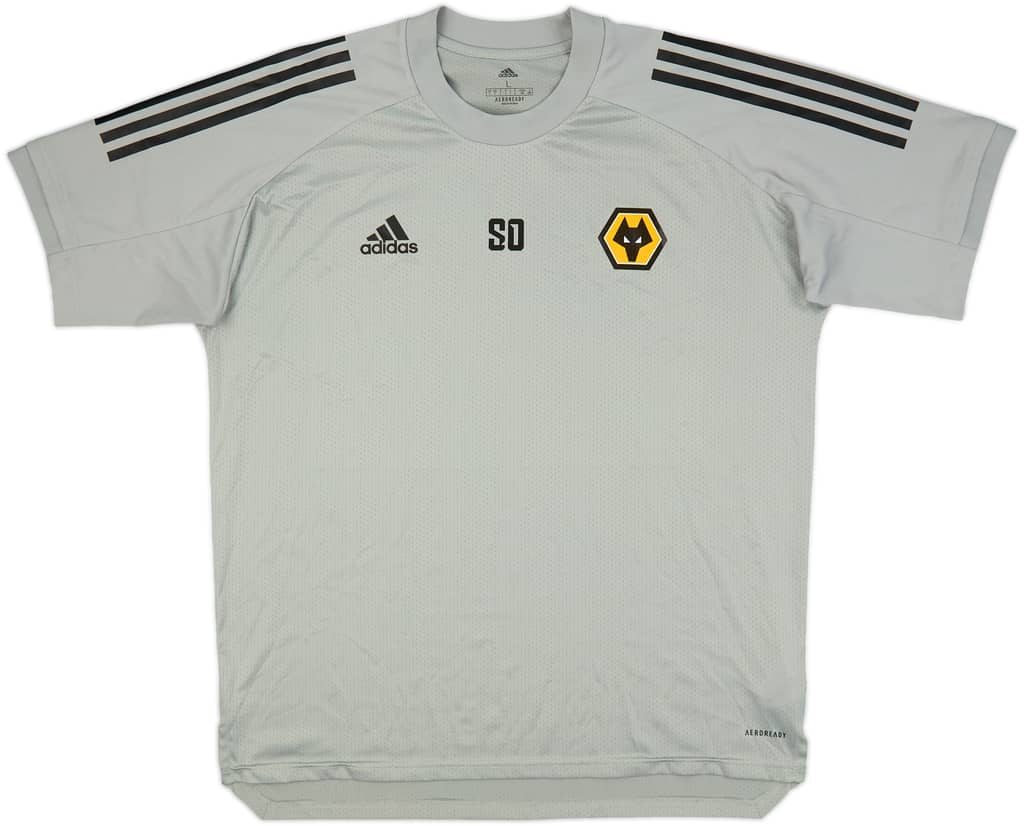 2019-20 Wolves Staff Issue adidas Training Shirt SO - 10/10 - (L)