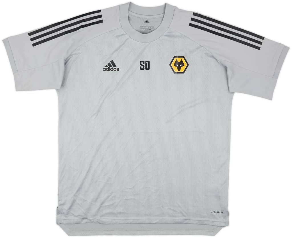 2019-20 Wolves Staff Issue adidas Training Shirt SO - 10/10 - (L)