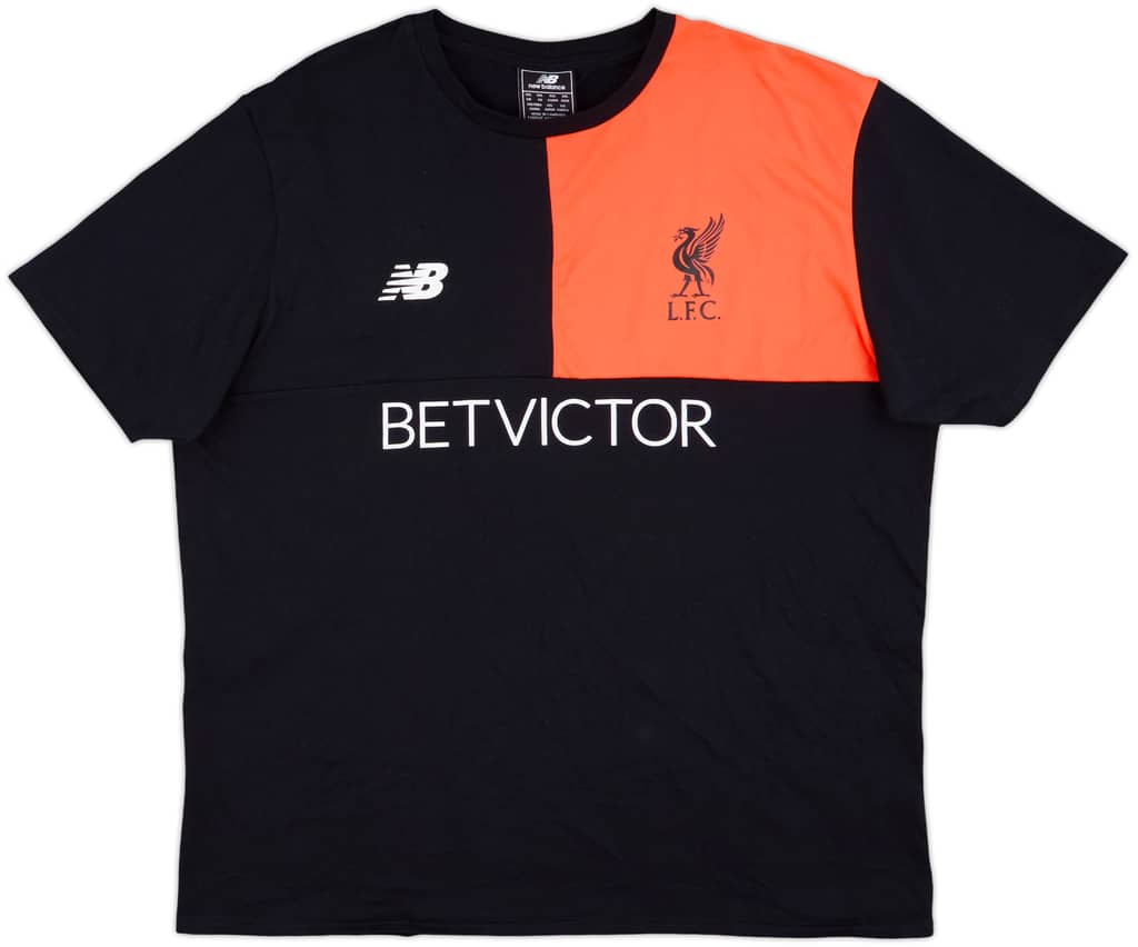 2016-17 Liverpool New Balance Cotton Tee - 8/10 - (XXL)