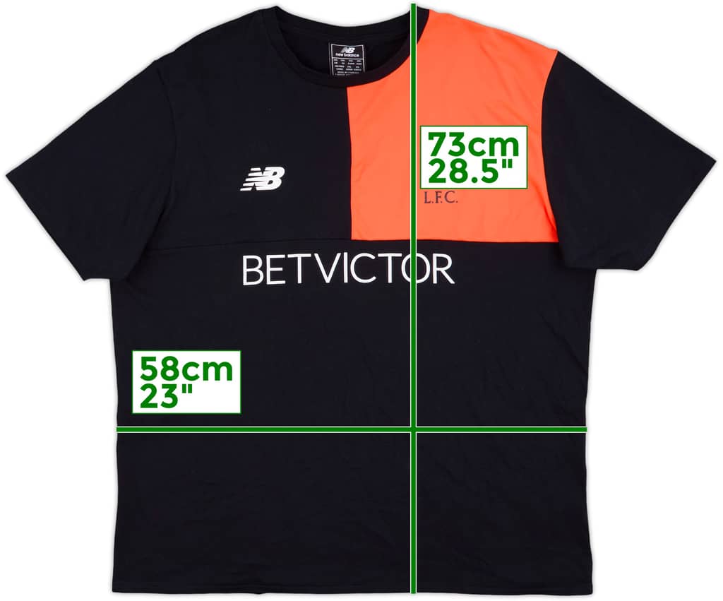 2016-17 Liverpool New Balance Cotton Tee - 8/10 - (XXL)