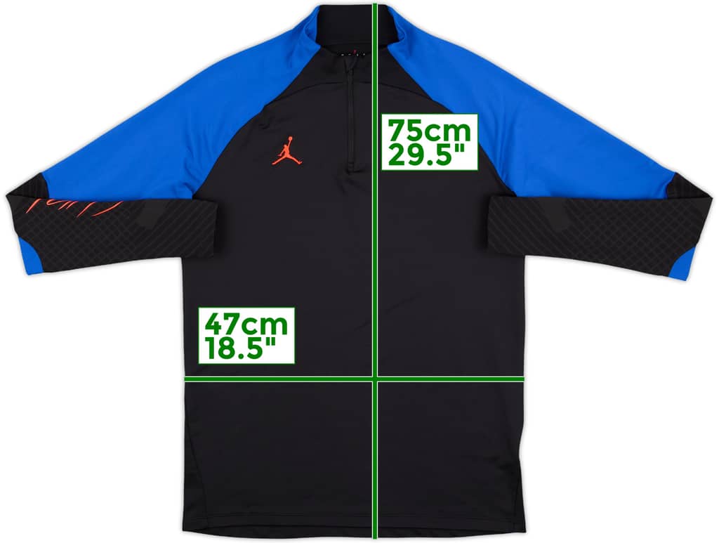 2022-23 Paris Saint-Germain Jordan 1/4 Zip Drill Top - 9/10 - (M)