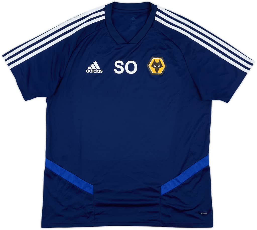 2019-20 Wolves Staff Issue adidas Training Shirt - 9/10 - (L)