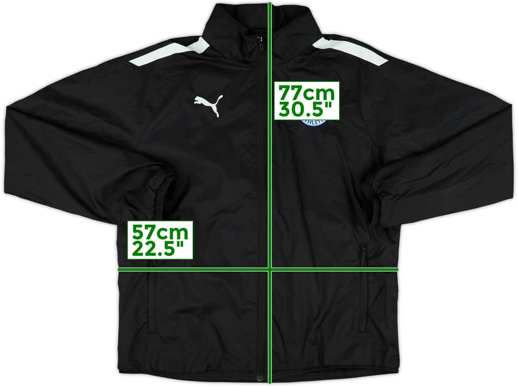 2022-23 Wigan Puma Hooded Rain Jacket - 8/10 - (L)