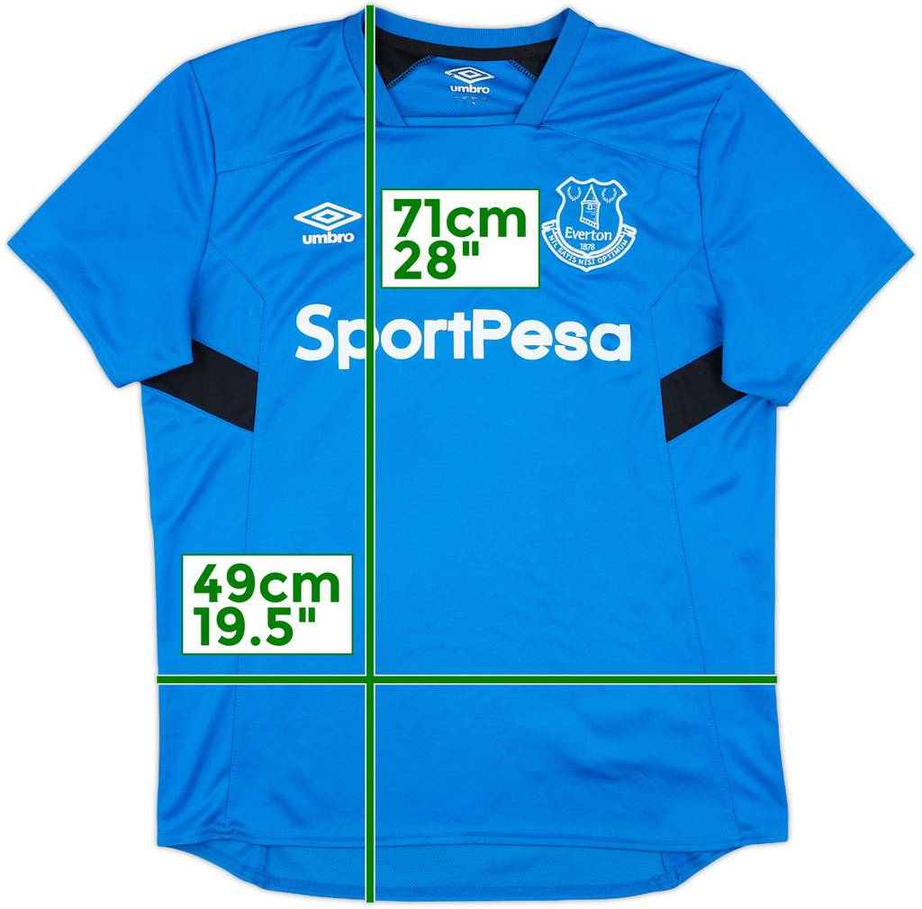 2017-18 Everton Umbro Training Shirt - 8/10 - (L)