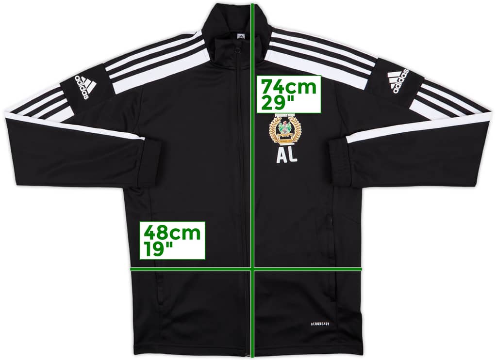 2021-22 Curzon Ashton Staff Issue adidas Track Jacket AL - 7/10 - (M)