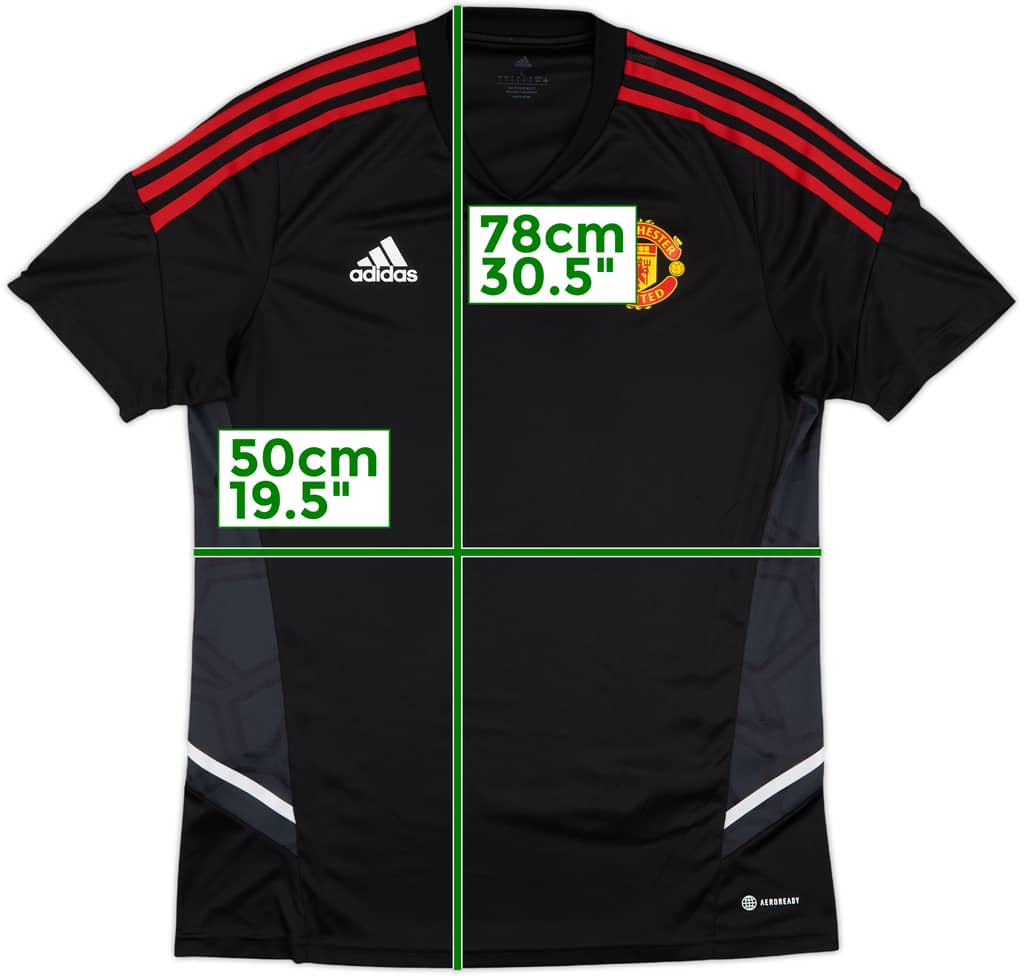 2022-23 Manchester United adidas Training Shirt - 9/10 - (L)