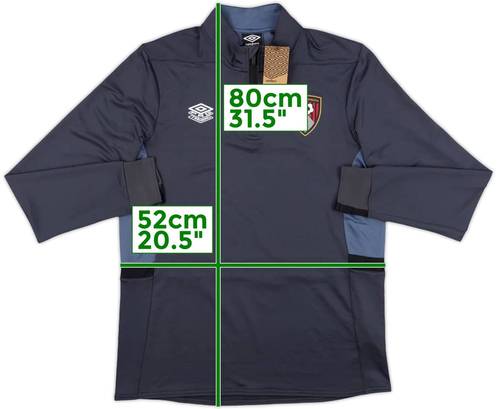 2021-22 Bournemouth Umbro 1/4 Zip Drill Top (L)