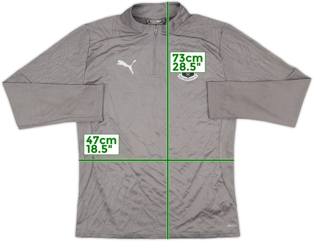 2024-25 Southampton Puma 1/4 Zip Drill Top - 9/10 - (M)
