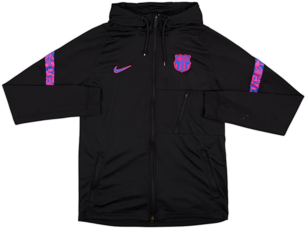 2021-22 Barcelona Nike Hooded Zipped Sweat Top - 7/10 - (M)