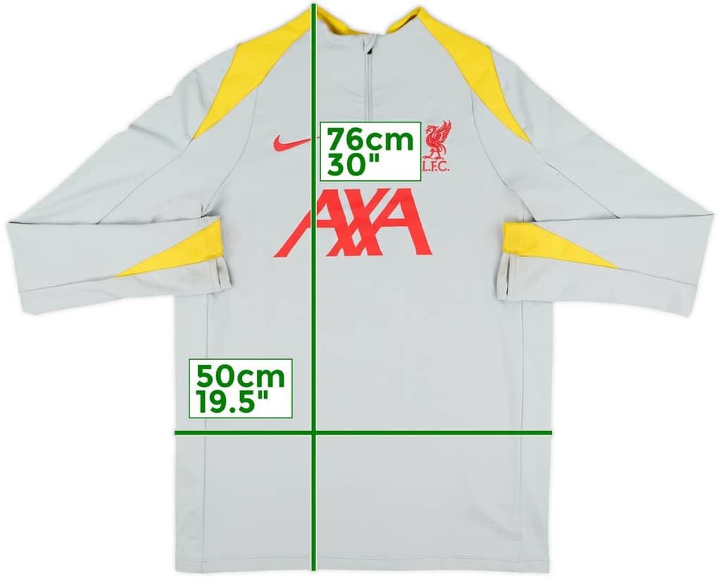 2024-25 Liverpool Nike 1/4 Zip Dill Top - 10/10 - (M)
