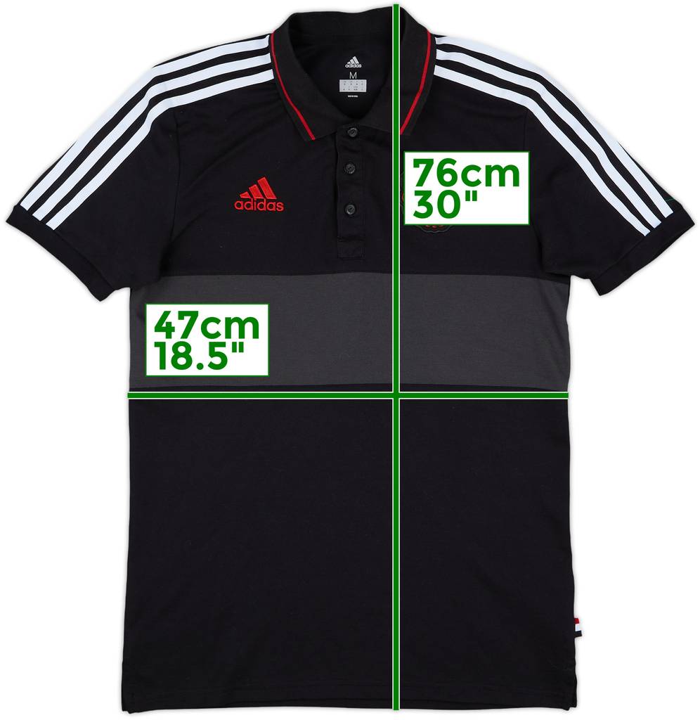 2018-19 Manchester United adidas Polo Shirt - 8/10 - (M)