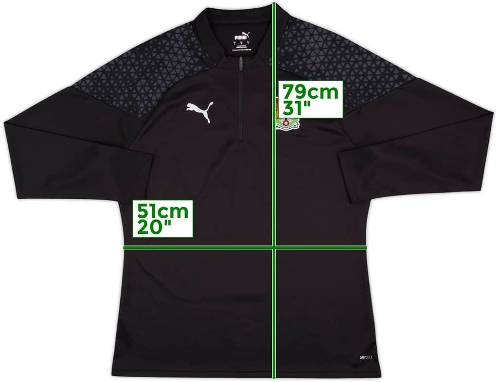 2023-24 Northampton Puma 1/4 Zip Drill Top - 9/10 - (L)