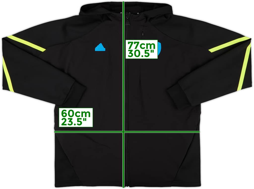 2023-24 Arsenal adidas Hooded Track Jacket - 9/10 - (XL)