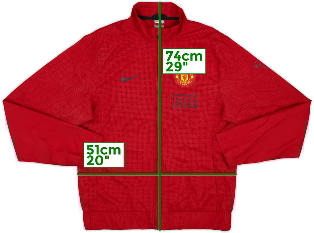 2009-10 Manchester United Nike Track Jacket - 8/10 - (M)