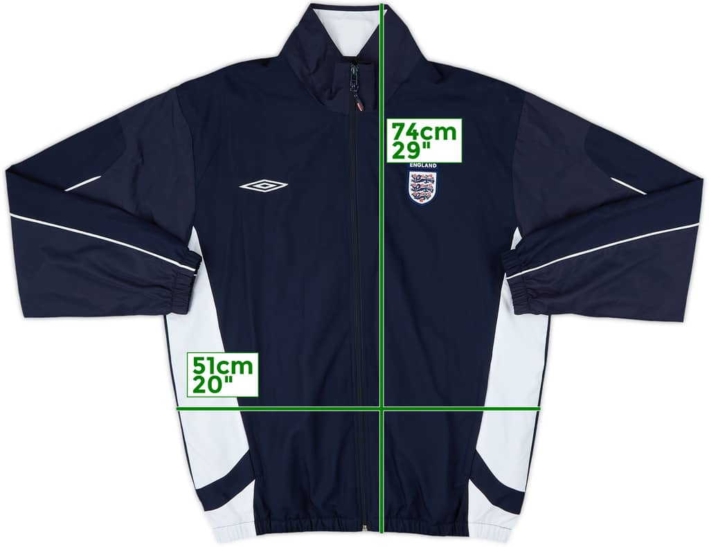 2004-06 England Umbro Track Jacket - 8/10 - (L)