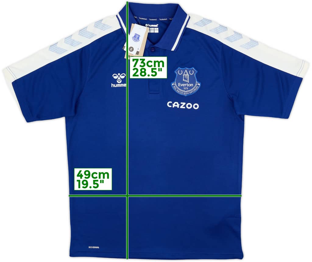 2021-22 Everton Hummel Polo Shirt (M)